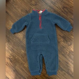 Carter's Navy Fleece Kids Footie